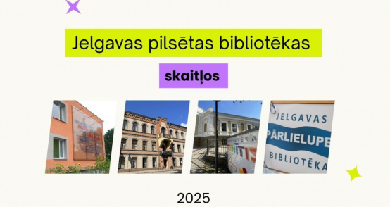 Pilsētas bibliotēku pakalpojumus izmanto katrs ceturtais jelgavnieks