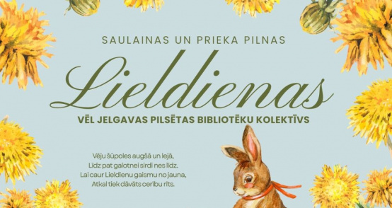 Priecīgas Lieldienas!