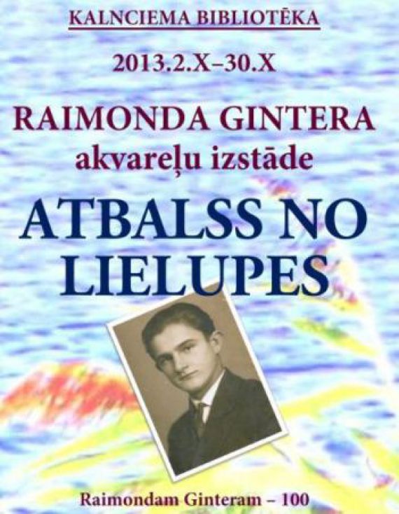 Raimonda Ģintera gleznu izstāde Kalnciema bibliotēkā