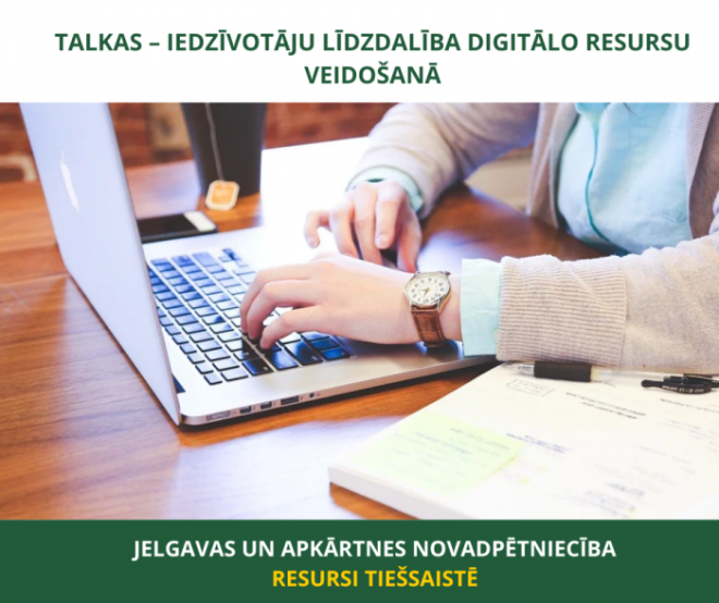 Talkas – iedzīvotāju līdzdalība digitālo resursu veidošanā