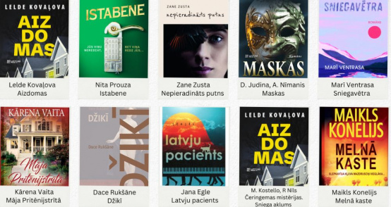 TOP 10 lasītākās grāmatas janvārī