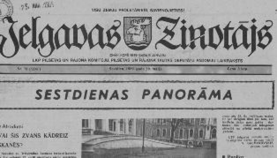 Vēl divi Jelgavas laikraksti Latvijas Nacionālajā digitālajā bibliotēkā